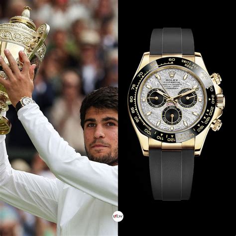 Carlos Alcaraz watches